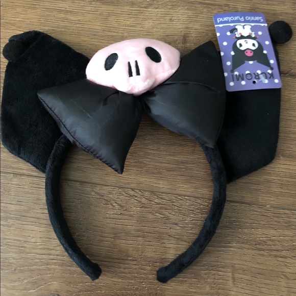 KUROMI (Sanrio)-NWT Soft black Headband - Picture 6 of 6